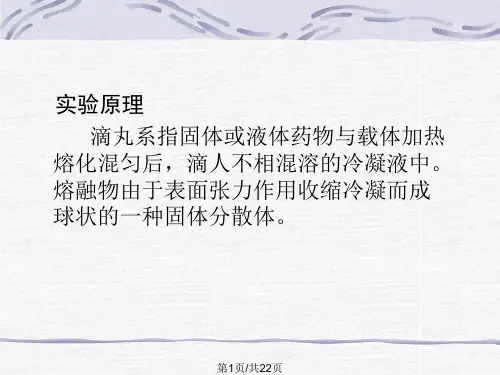 滴丸资料
