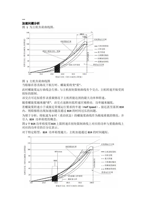 重载情况下船舶及主机加速问题分析