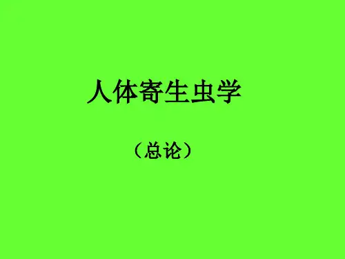 人体寄生虫学(88页)
