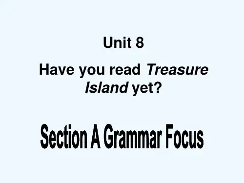 八年级英语下册Unit8-语法-PPT