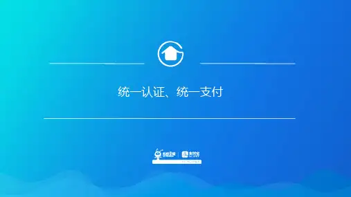 统一认证统一支付