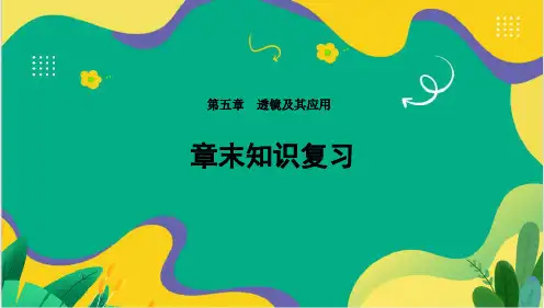 第五章 透镜及其应用 章末知识复习课件- 物理人教版八年级上册