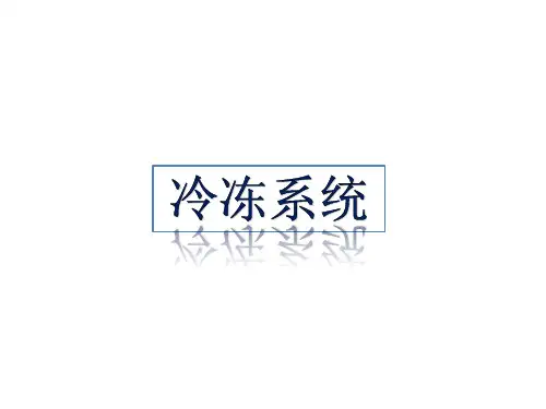 冷冻系统介绍