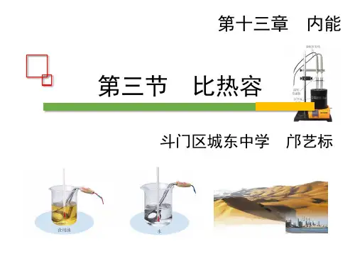 《比热容》名师课件1