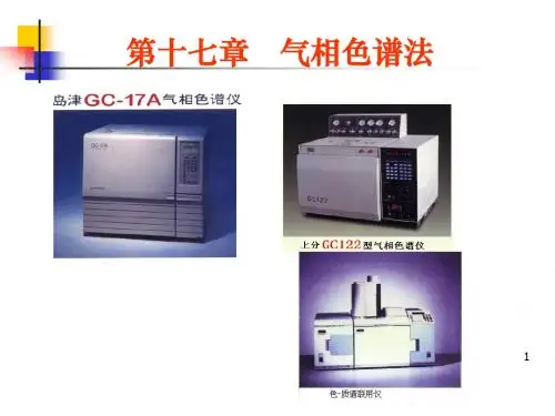 2014第十七章气相色谱法