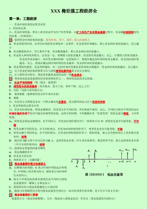 XXX梅世强工程经济全