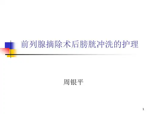 膀胱冲洗PPT课件