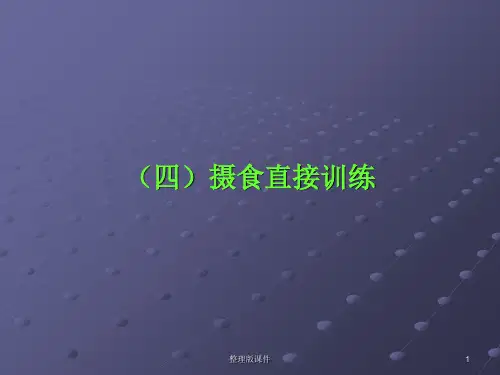 摄食直接训练ppt课件
