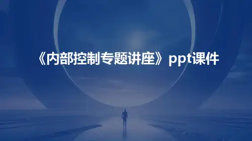 《内部控制专题讲座》课件