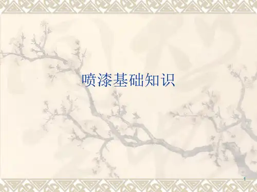 喷漆基础知识ppt课件