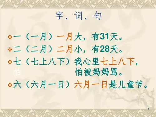 组词造句课堂PPT