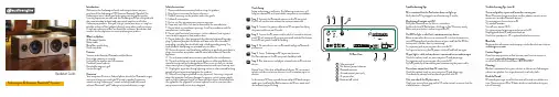 Audioengine B2 蓝牙声音器快速引导说明书