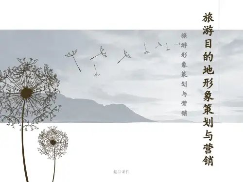 3.1.1 旅游目的地概念与分类