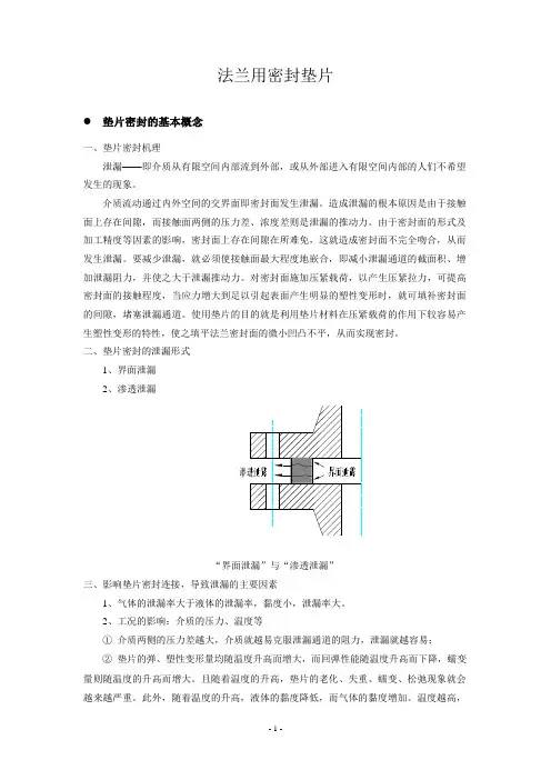 法兰用密封垫片