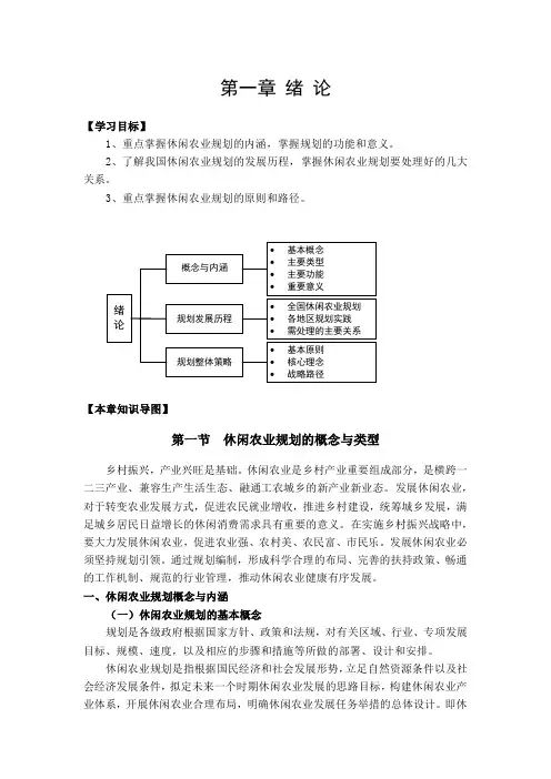 第一章 休闲农业绪 论