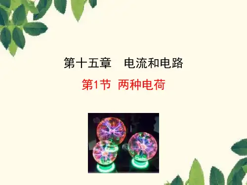 人教版物理九年级全一册第15章第1节两种电荷课件