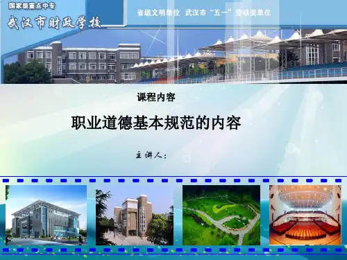 职业道德规范的基本内容