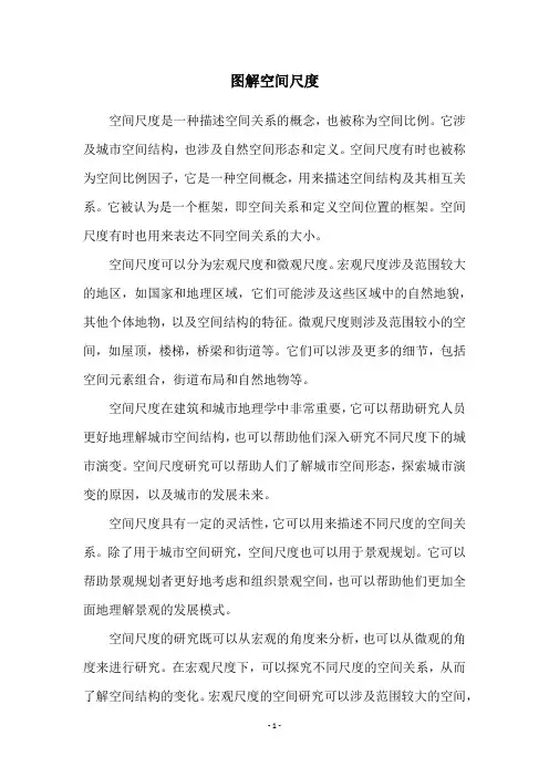 图解空间尺度