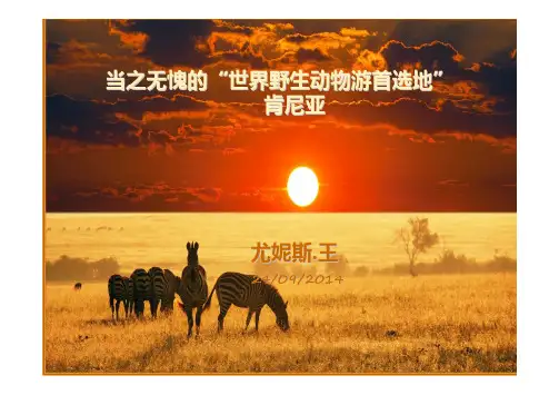 肯尼亚旅游PPT