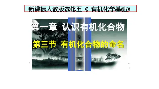 1-3有机化合物的命名