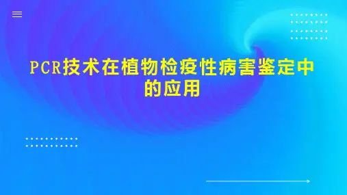 PCR技术在植物检疫性病害鉴定中的应用
