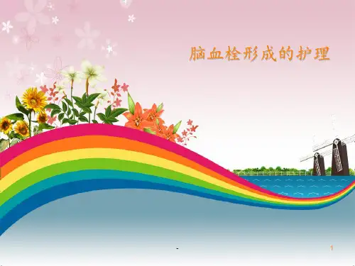 脑血栓形成的护理ppt课件