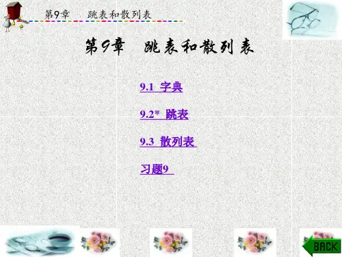 数据结构-C语言描述(第三版)(陈慧南)章 (9)