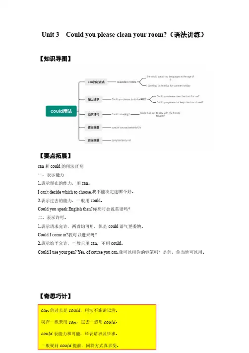 Unit 3 语法思维导图及专练(解析版)八年级英语下册基础知识专项讲练(人教版)