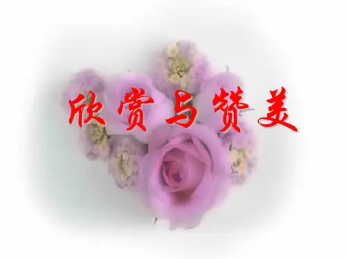 八年级思想品德上册 《欣赏与赞美》课件 粤教版