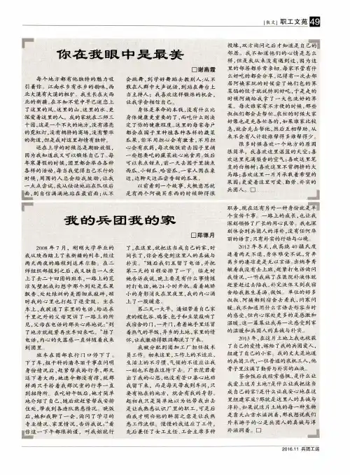 我的兵团我的家