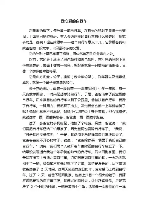 我心爱的自行车