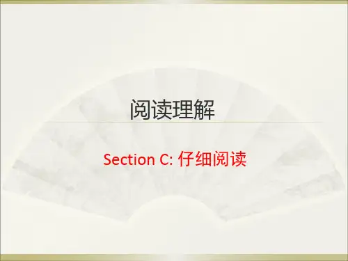 大学英语四级阅读理解技巧仔细阅读篇精品PPT课件