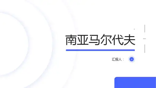 《南亚马尔代夫》课件