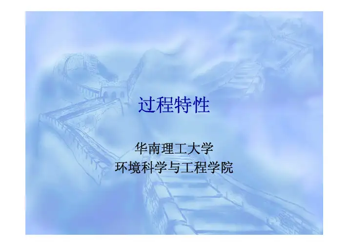 过程特性