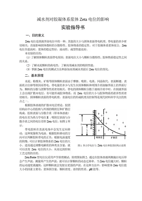 Zeta电位实验指导书