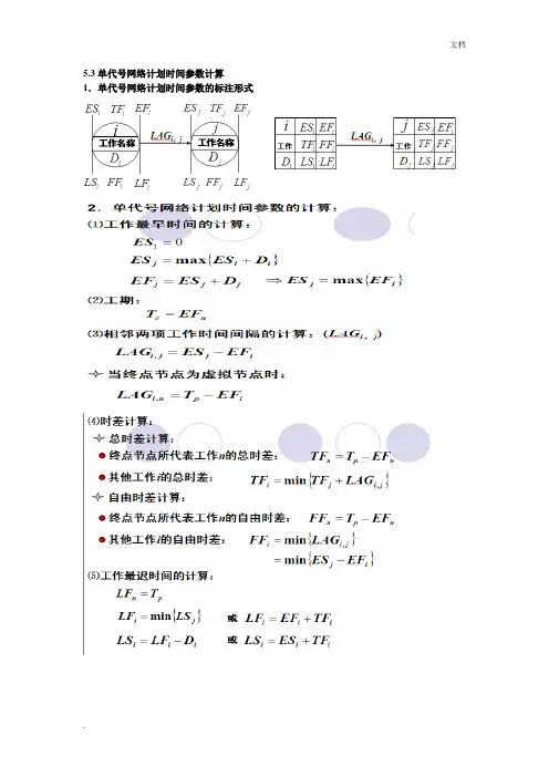 网络计划练习题 (2)