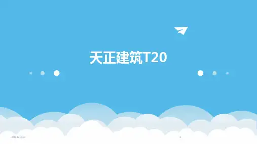 2024版天正建筑T20