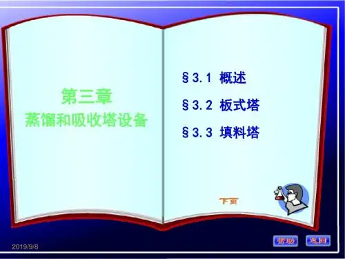第3章蒸馏和吸收塔设备-精品