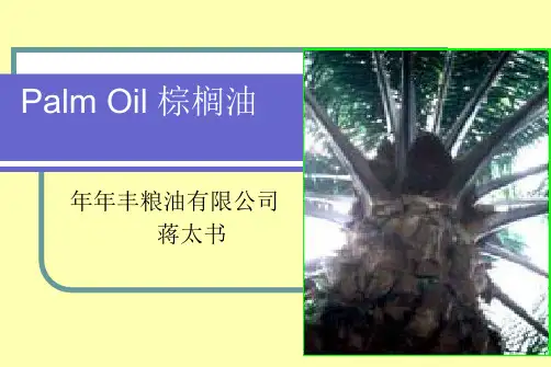 PALM OIL培训资料