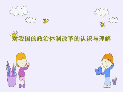 对我国的政治体制改革的认识与理解共17页文档
