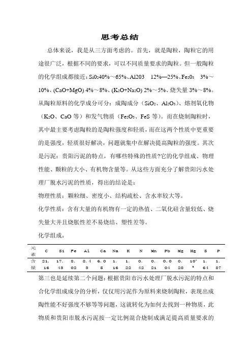 陶粒总结