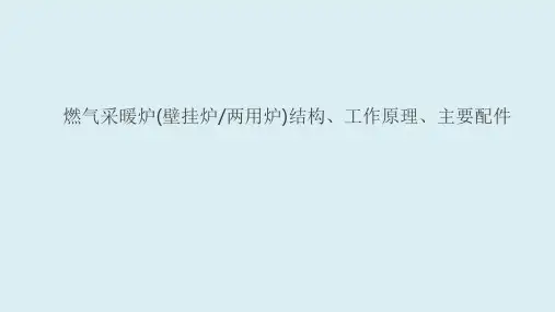 家用燃气采暖炉(壁挂炉、两用炉)结构、工作原理、主要配件