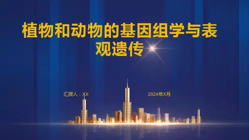 植物和动物的基因组学与表观遗传