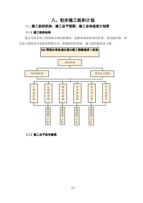 312国道永寿县公路施组剖析