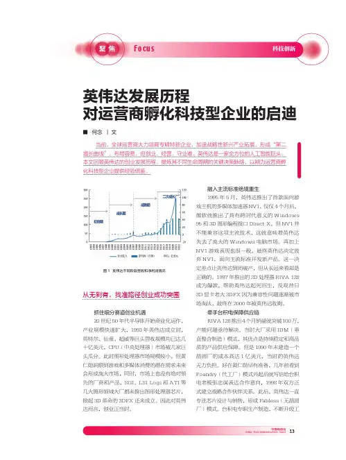 英伟达发展历程对运营商孵化科技型企业的启迪