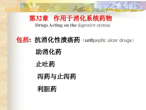 抑制胃酸分泌PPT课件