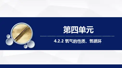 4.2.2 氧气的性质、氧循环课件-八年级化学鲁教版(五四学制)全一册