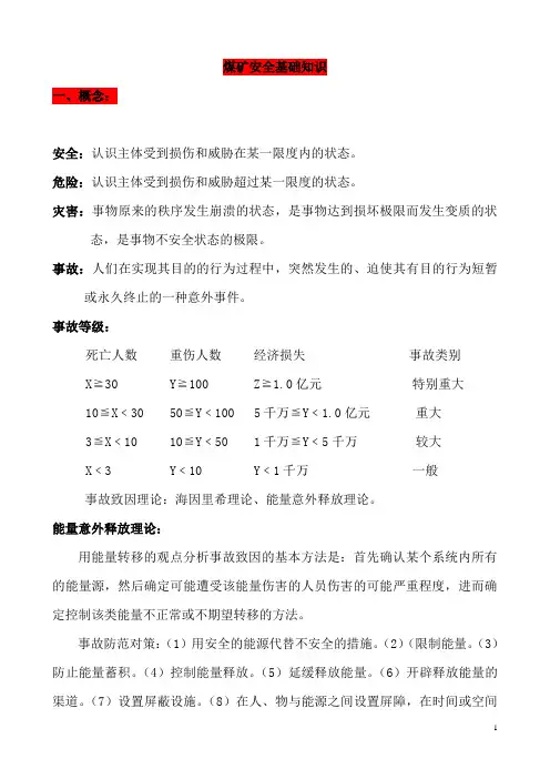 煤矿知识