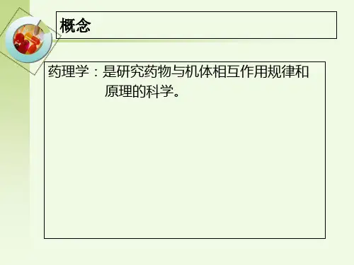 急救药品知识PPT课件
