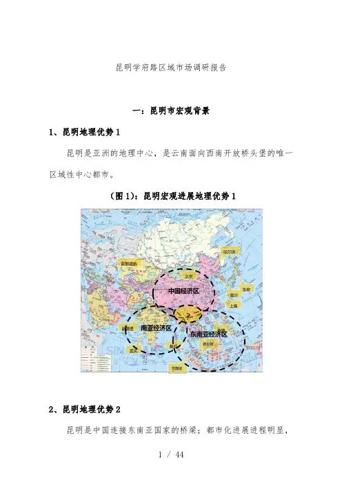 昆明学府路区域市场调研报告
